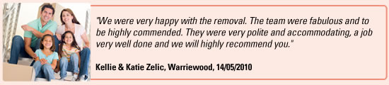 Removals Testimonial